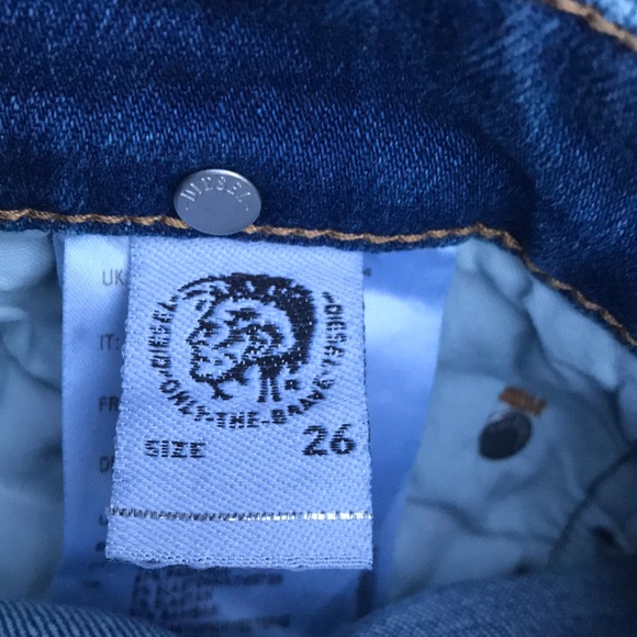 Diesel Jeans Women Size 26 Blue D Rifty slim low waist women’s jeans Brand New - Picture 14 of 15